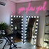 Crystalline Hollywood Style Full Length LED Mirror